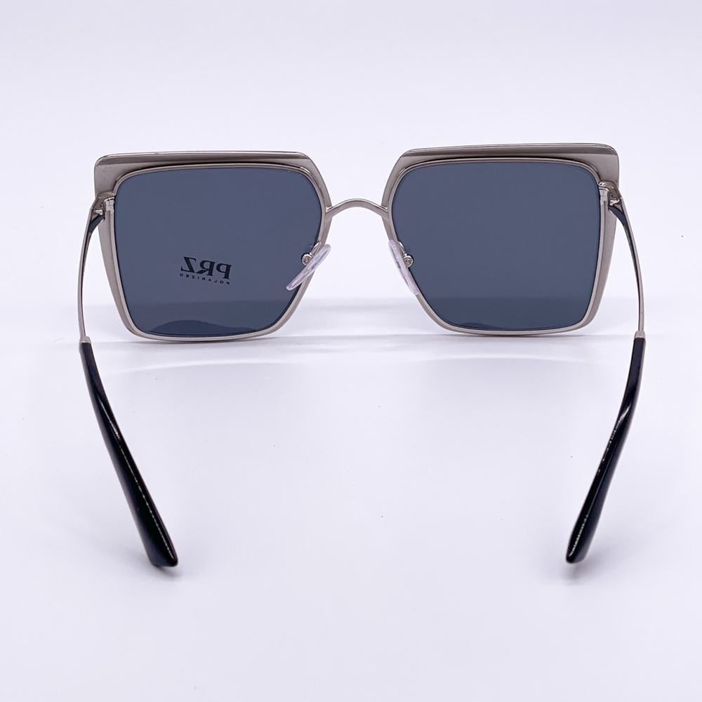 NEW PRADA PR58WS 1AB5Z1 POLARIZED WOMEN’S SUNGLASSES PRADA PR 58WS BLACK EYEWEAR - Picture 11 of 14